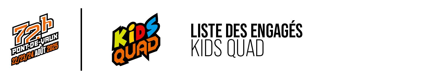 Liste des engagés KIDS